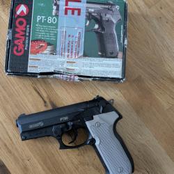 Pistolet CO2 gamo pt 80 3 joules 4.5