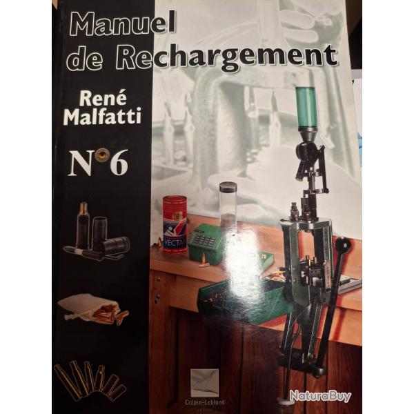 Livre : manuel de  rechargement munition malfatti N 6