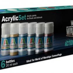 Set de peinture World of warship | Italeri (0000 1322) - Maquette à monter