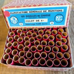 100 Étuis/douilles cartons  carabine 12 mm neuf