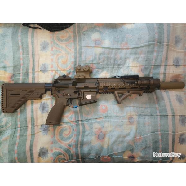 HK416 VFC GBBR + 4 chargeure
