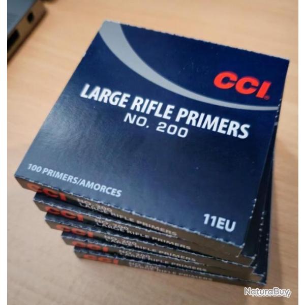 Amorces CCI200 Large Rifle - lot de 500 - CCI 200