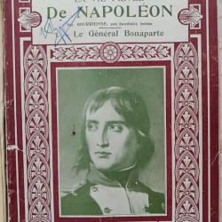 Lot  2 LIVRES sur NAPOLEON 1er : général Bonaparte (Bourrienne n° 1) + Derniers Moments (Antomarchi)