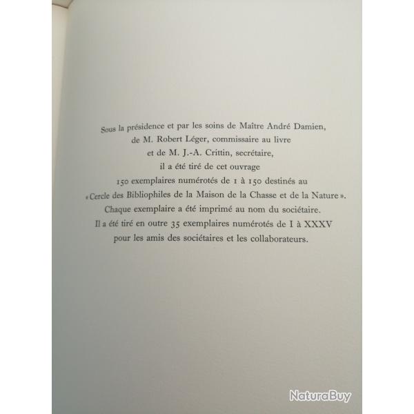 Alfonse de chteaubriantAu pays de la Bivre livre collectionExplaire numro 128 sur 150 tirage