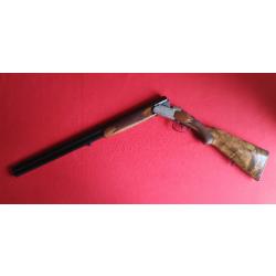 00393524  FUSIL  SUPERPOSE  MANUFRANCE  modèle  FALCOR  958  LUXE  calibre 12/70,  canons de 70 cm