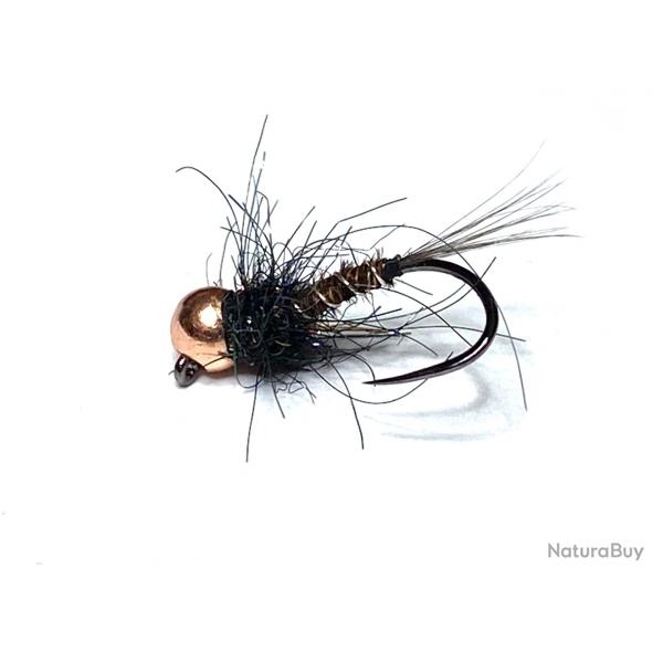 Nymphe mouche faisan tail sans tag bille tungstne  violet 2,8mm