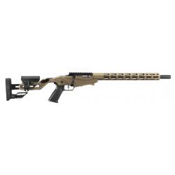 Carabine à verrou Ruger rimfire synth Tan cal.22LR canon 46cm