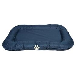 COUSSIN DEHOUSSABLE BLEU POUR CHIEN 60X50 CM