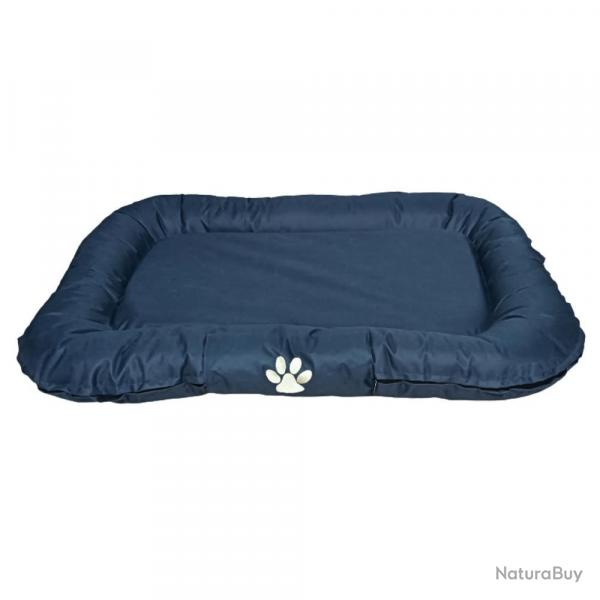 COUSSIN DEHOUSSABLE BLEU POUR CHIEN 60X50 CM