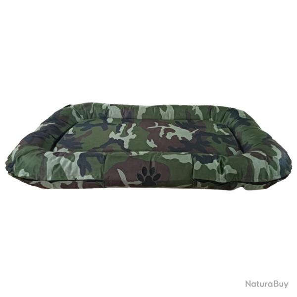 COUSSIN DEHOUSSABLE CAMOUFLAGE POUR CHIEN 80X60 CM
