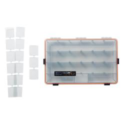 Boîte de rangement Savage Gear WP Lurebox 4B Smoke 35,5 x 23 x 5cm