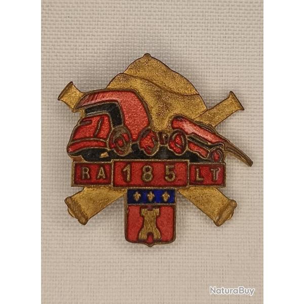 Insigne du 185me Rgiment d'Artillerie Lourde Tracte France 39/40 WWII
