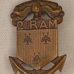 Insigne rare 2ème Régiment Automitrailleuse France 40 WWII