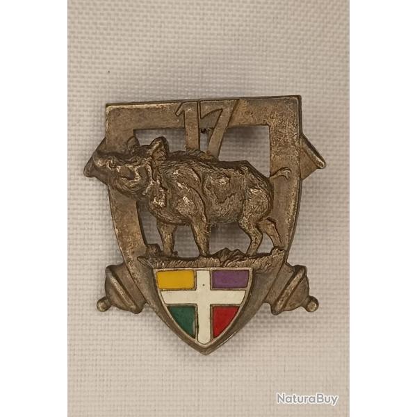 Insigne 17me Rgiment d'Artillerie position forteresse 39/40 WWII
