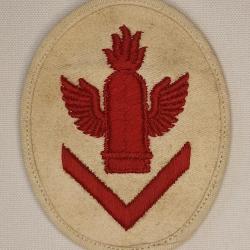 Insigne tissu Allemand Kriegsmarine 39/45 Artillerie WWII