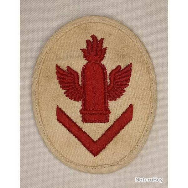 Insigne tissu Allemand Kriegsmarine 39/45 Artillerie WWII
