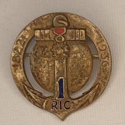Insigne du 1er Régiment d'Infanterie Colonial 1939/40 WW2