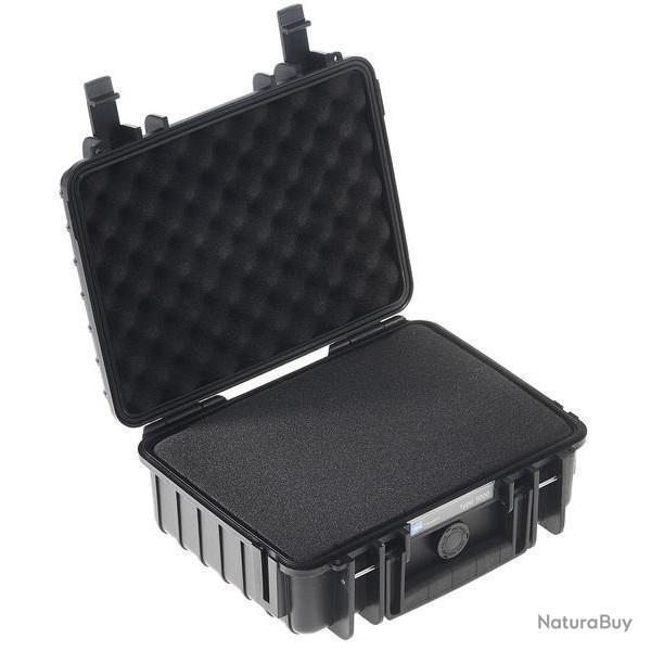 B&W international valise Type 1000 Noir Intrieur mousse (1000/B/SI)