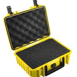 B&W international valise Type 1000 Jaune Intérieur Mousse