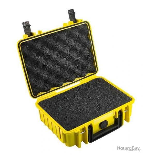 B&W international valise Type 1000 Jaune Intrieur Mousse