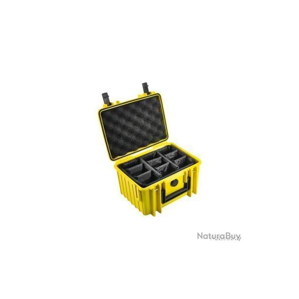 B&W international valise Type 2000 Jaune Intrieur RPD