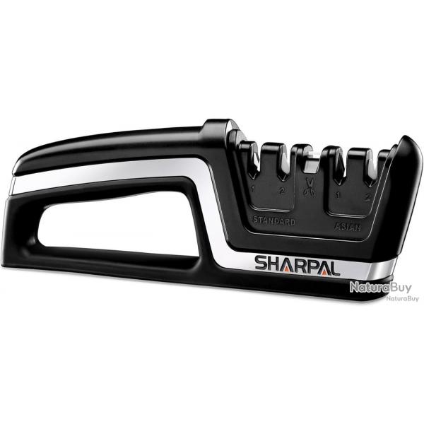 SHARPAL 104N Aiguiseur de couteaux de cuisine et affteur de ciseaux 5 en 1
