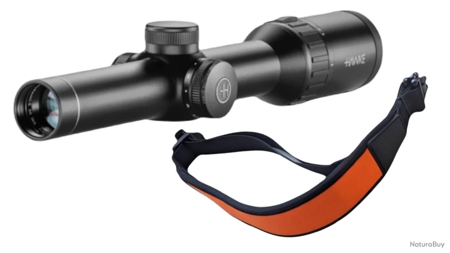 Lunette De Visée Hawke Endurance 30 WA 1-4x24 - Reticule Lumineux L4A Dot - Neuf Sous Blister
