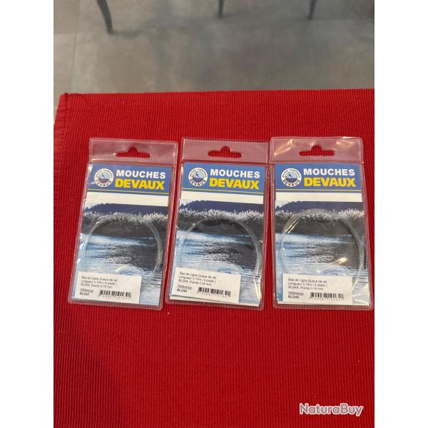 Lot de  4 bas  de ligne queue de rat neuf 2m75