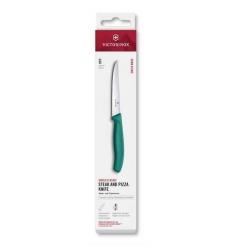6.7234.6C1 6 couteaux steak Victorinox Swiss Classic 11cm vert