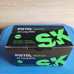 Munitions SK Pistol match 22 Long Rifle.
