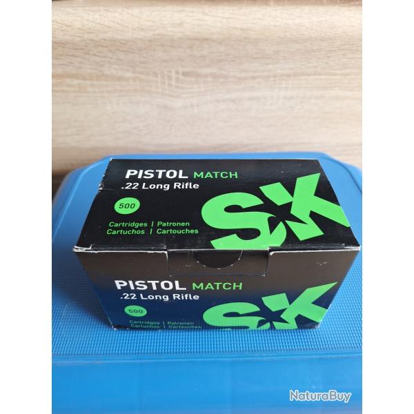 Munitions SK Pistol match 22 Long Rifle.
