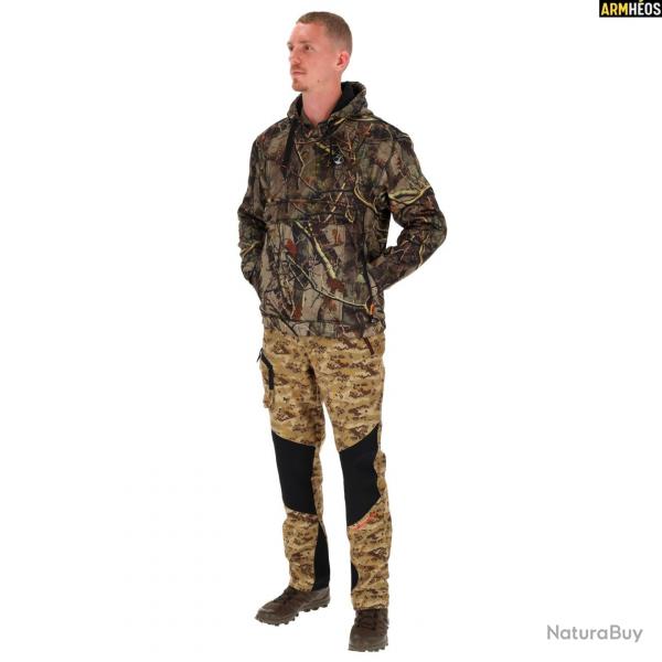 SWEATSHIRT A CAPUCHE GHOST CAMO FOREST EVO S