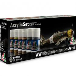 Set de peinture Avions Italien WWII | Italeri (0000 1332) - Maquette à monter