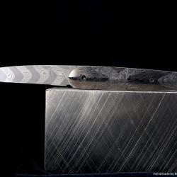 Couteau pliant MTBlades - Linerlock - fait-main par B. Thuillier - Pièce unique
