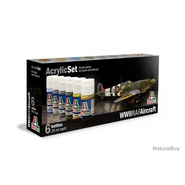 Set de peinture Avions RAF WWII | Italeri (0000 1337) - Maquette  monter