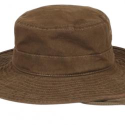 Bob Safari Marron Ficelle Homme Femme - Chapeau Bob Large Coton Denim Taille unique Marron