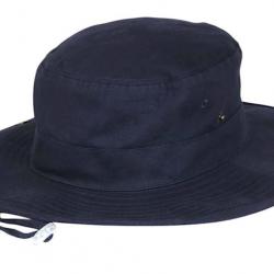 Grand Bob Safari Bleu Large Homme Femme - Chapeau Bob Ficelle en Coton Taille unique Bleu