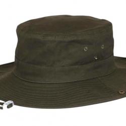 Grand Bob Safari Vert Large Homme Femme - Chapeau Bob Ficelle en Coton Taille unique Vert