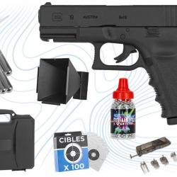 Pack Or Pistolet Glock 19 cal BB 4.5 mm Umarex