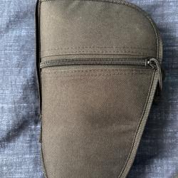 Pochette noir en nylon pour arme de poing