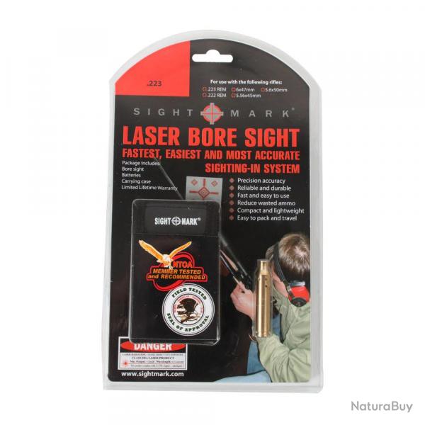 DOUILLE LASER REGLAGE SIGHTMARK BORESIGHT CAL .223, 5.56X45 NATO