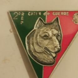 Insigne 2eme rep cynophile maître chien