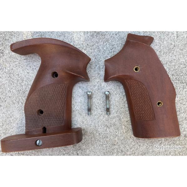 Plaquette de droitier anatomique avec busc rglable pour Smith & Wesson  carcasse N