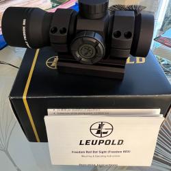 Point rouge LEUPOLD freedom red sight 1x34 1moa + montage monobloc