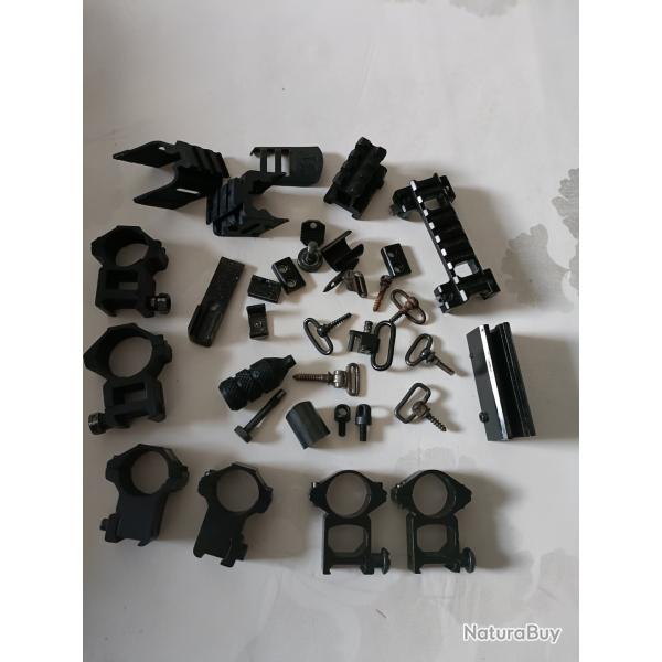 A vendre lot ( 1 ) de diffrentes pices dtaches pour carabine 22 lr