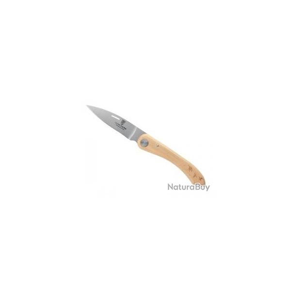 Couteau Claude Dozorme CAPUCIN lame acier X50CrMoV15 manche buis grav bcasse