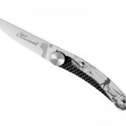 Couteau Claude Dozorme LE THIERS JERO lame acier X50CrMoV15 manche gravure randonneur