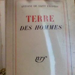 Terre des hommes par Antoine de Saint Exupery - NRF - Gallimard -