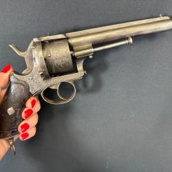 ÉNORME REVOLVER A BROCHE cal 12mm a broche