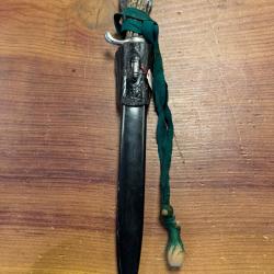 baionette de parade officier chasseur / dragonne